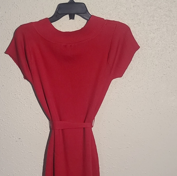 Derek❤️Heart red sweater dress - Picture 2 of 4